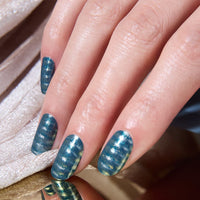 Teal Taffeta Nail O Lash