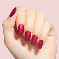 Red Glitter Nails Nail O Lash