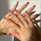 As seen on Lisa style red french tip