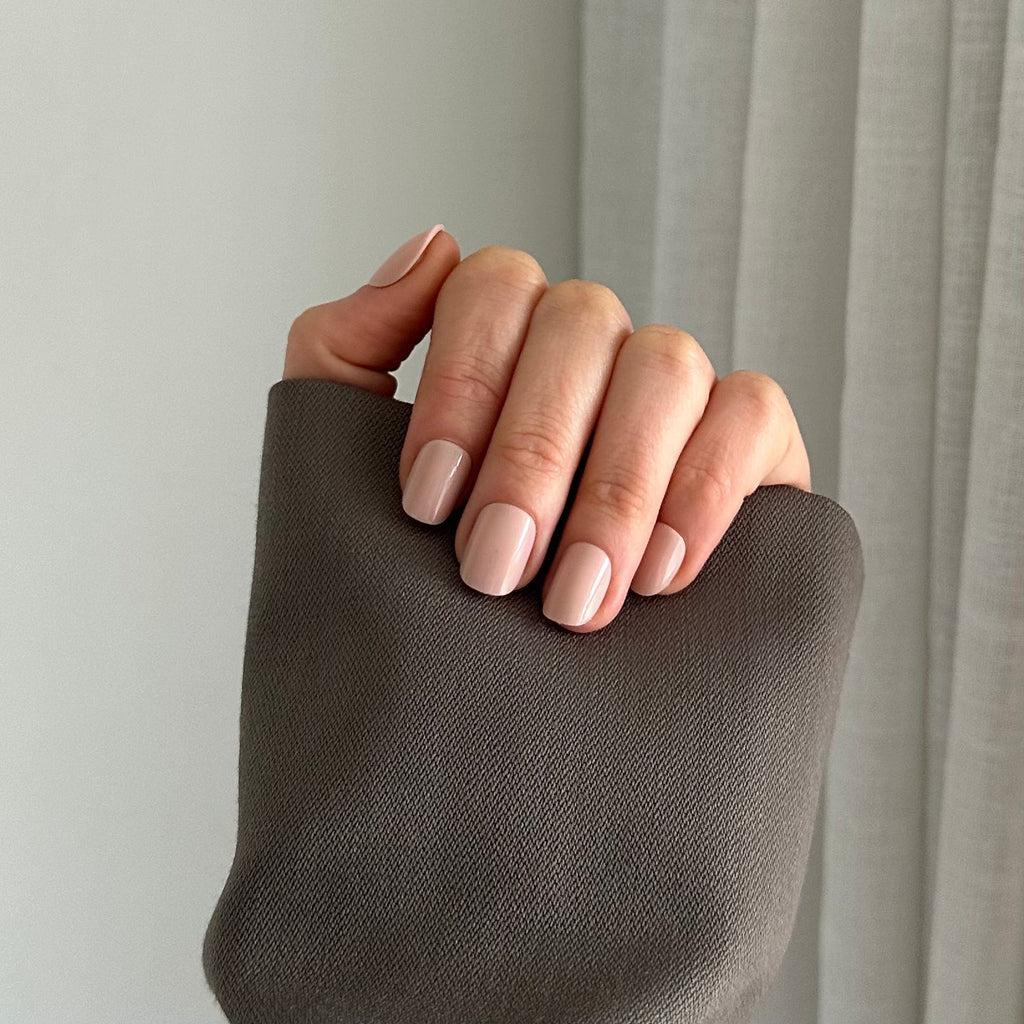 Nude Gel Press-On Nails