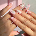 Light Pink Hellokitty French tip