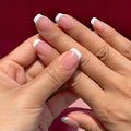 white french tip short set
