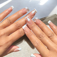 white flame duck nails Nail O Lash