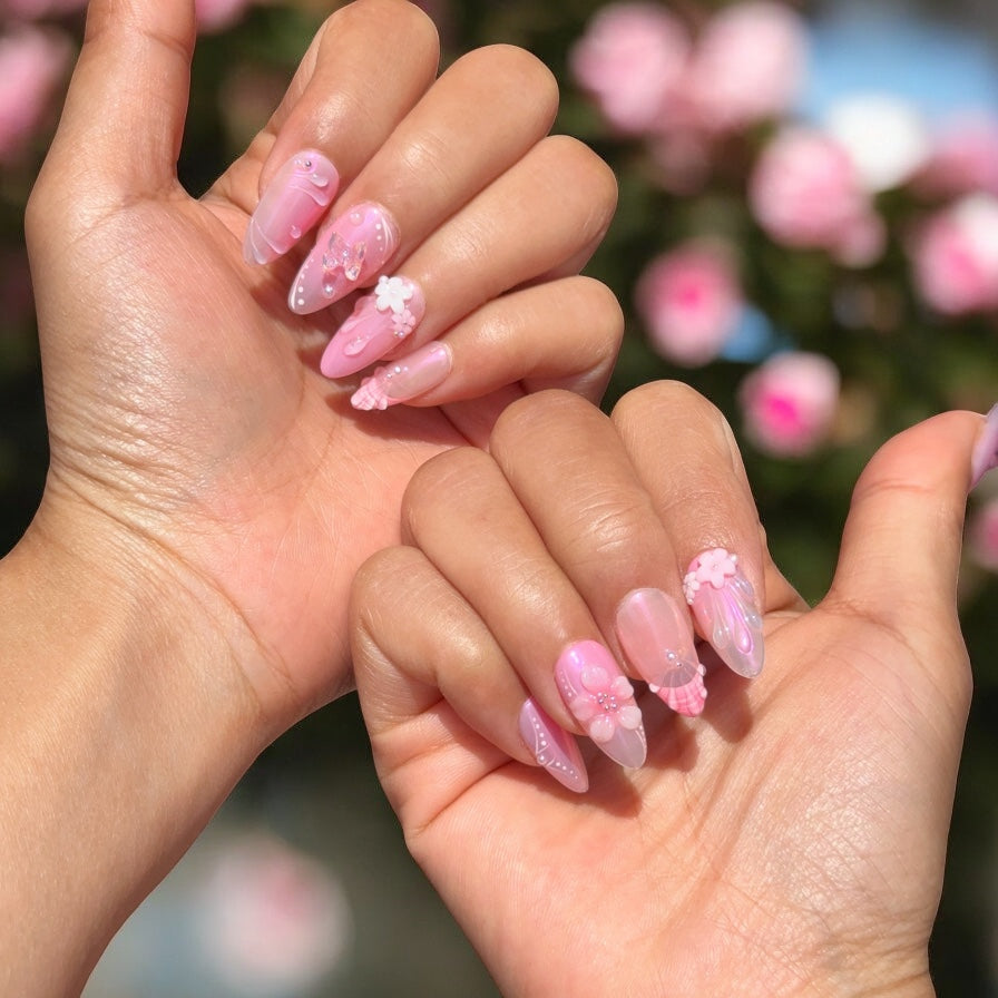 Shimmer flower pink