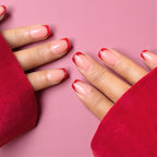 Red Short French tip