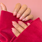 Red Short French tip