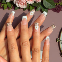 Little White Bloom Nail O Lash