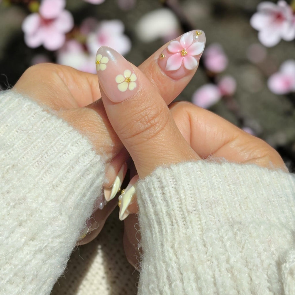 pink blossom latte
