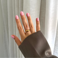 Pink Gel Press-On Nails