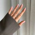 Baby Pink Tip Gel Press-On Nails