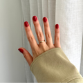 Red Gel Press-On Nails
