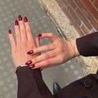 Red Wine Gel Press-On Nails