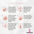 Christmas Red French Tip Nails Nail O Lash
