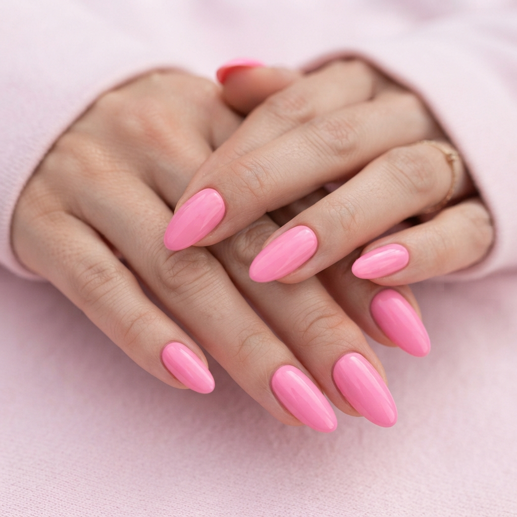 Soft Pink Press-Ons Nail O Lash