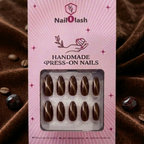 Coffee Brown Press-On Nails