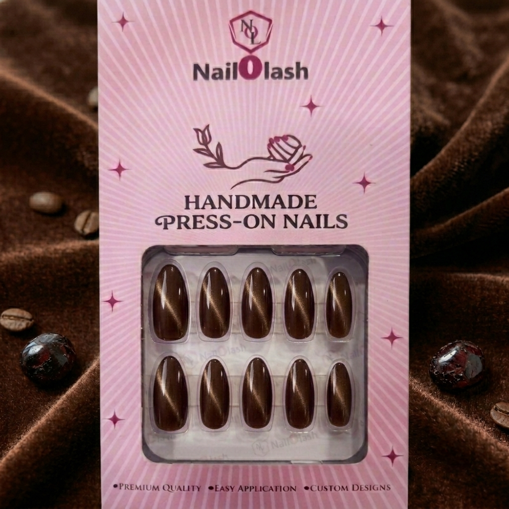 Coffee Brown Press-On Nails