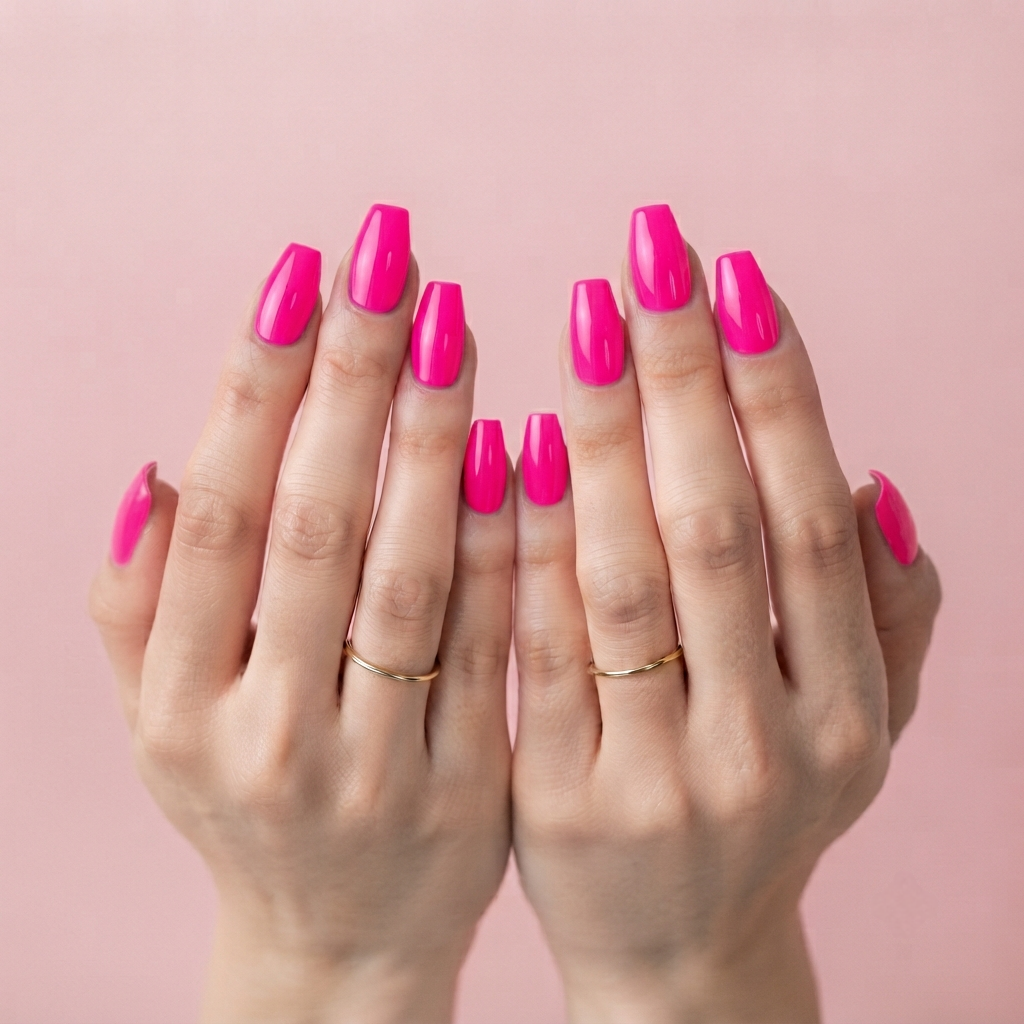 Blushy Pink Press-Ons Nail O Lash