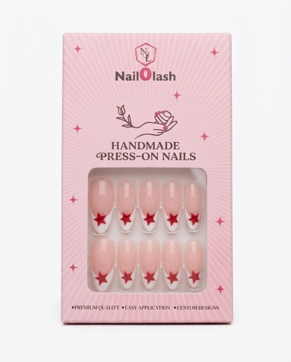 Red Star Press-On Nails Nail O Lash
