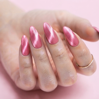 Soft Pink Cat Eye Press-On Nails Nail O Lash