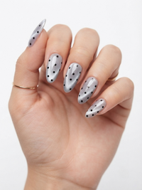 Polka Cat Eye Press-Ons Nail O Lash
