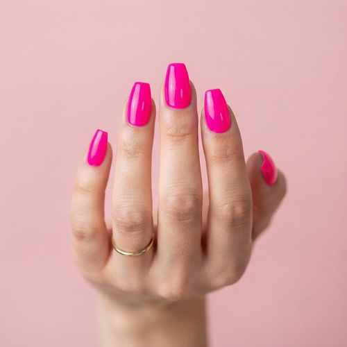 Blushy Pink Press-Ons Nail O Lash