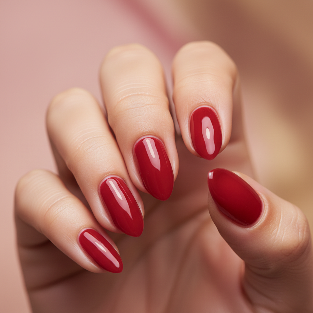 Ready Red Press-Ons Nail O Lash
