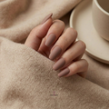 Nude Brown Press-On Nails