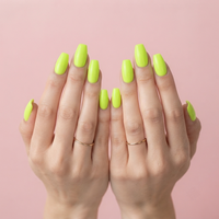 Neon Green Press-Ons Nail O Lash