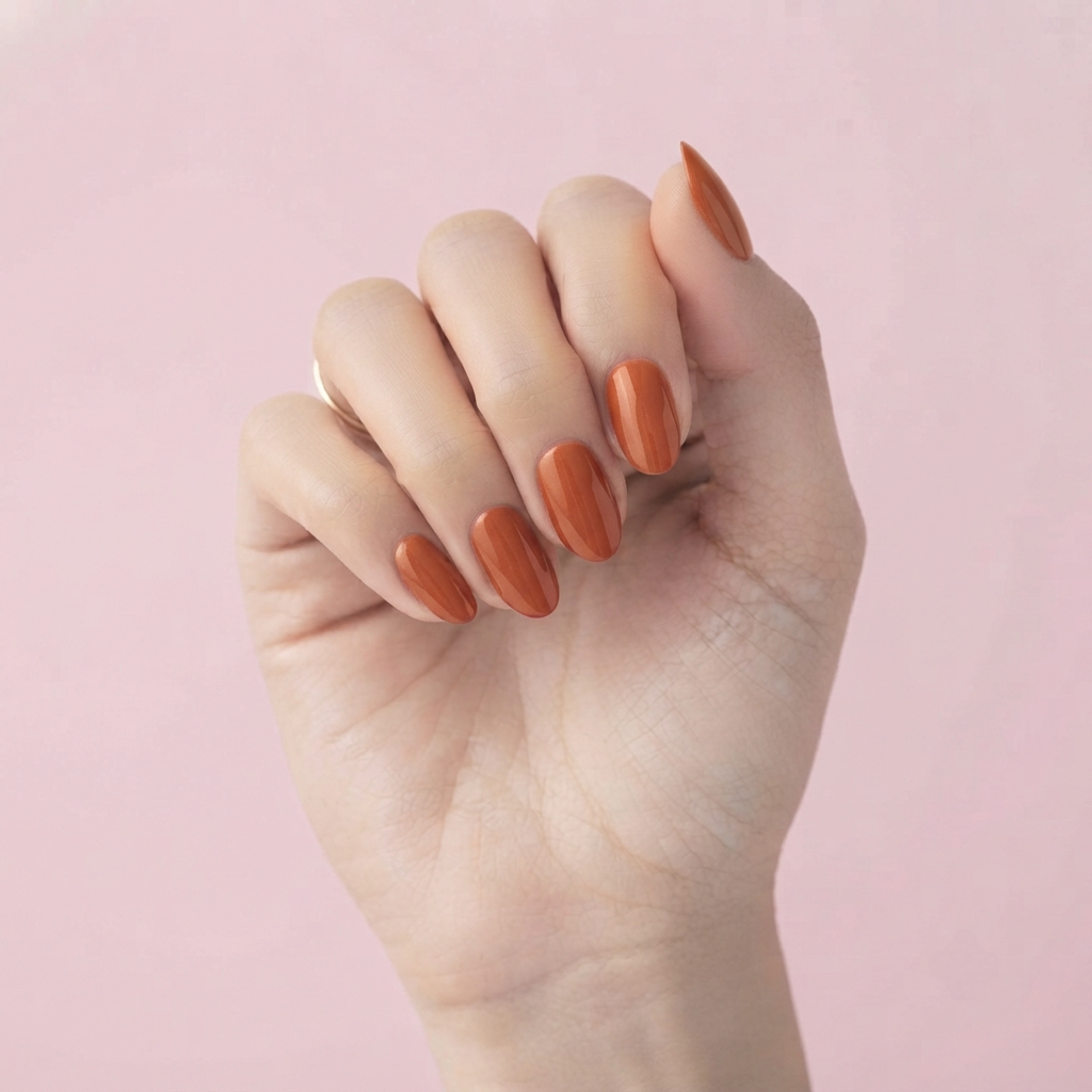 Blushy Bronze Press-Ons Nail O Lash