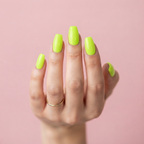 Neon Green Press-Ons Nail O Lash