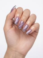 Glazed Cocoa Press On Nails Short Square Nail O Lash