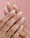 Yellow French Tip Press-On Nail O Lash