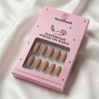 Nude Brown Press-On Nails