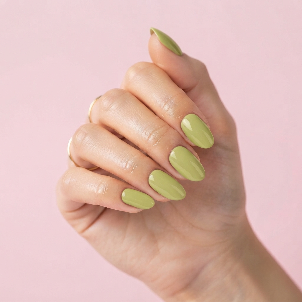 Grass Green Press-Ons Nail O Lash