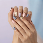 Colorful Sketch Press-On Nails Nail O Lash