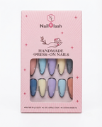 Colorful Sketch Press-On Nails Nail O Lash