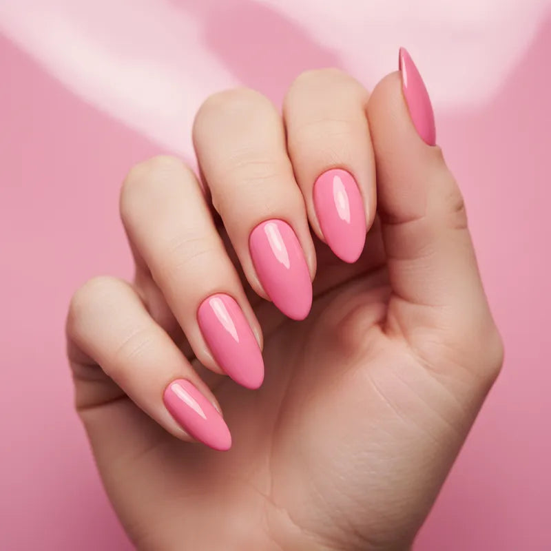 Soft Pink Press-Ons Nail O Lash