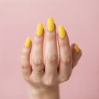 Yelling Yellow Press-Ons Nail O Lash