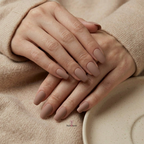Nude Brown Press-On Nails