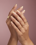 Yellow French Tip Press-On Nail O Lash