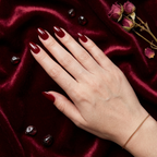 Glossy Red Press-On Nails